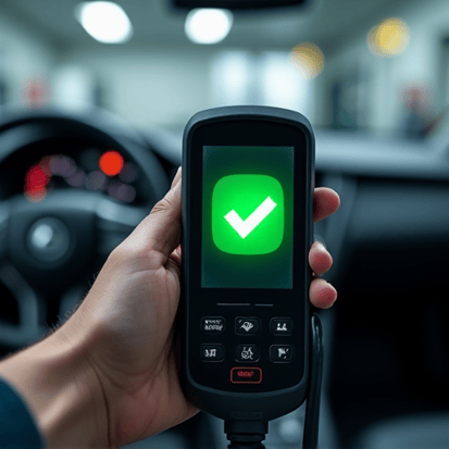 Quick check engine light diagnostic scan being performed on a vehicle in Gold River.