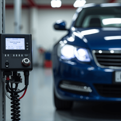 State-of-the-art diagnostic equipment used for brake fluid flush service at 916 Auto Repair, ensuring efficient and clean service for Fair Oaks customers.
