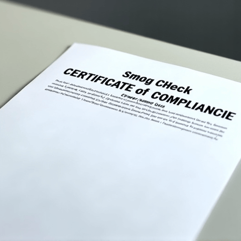 Issuing a smog check certificate after successful inspection, providing quick turnaround for vehicle owners in the Gold River area.