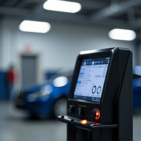 Certified equipment used for efficient smog checks compliant with California standards.