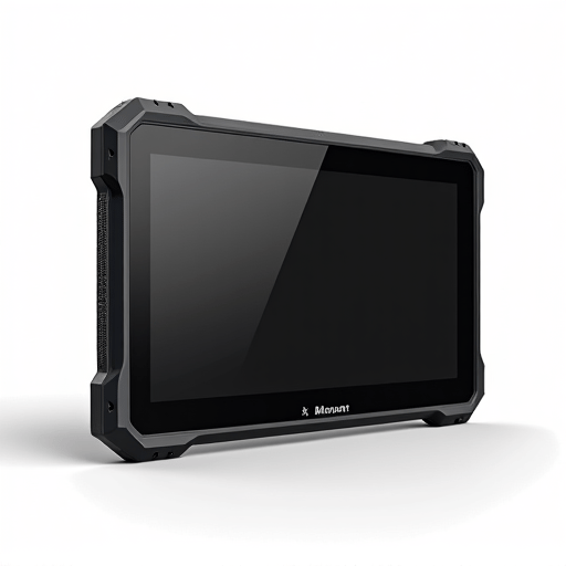 Modern diagnostic equipment being used to analyze a vehicle